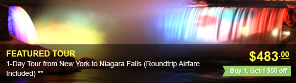 1-Day Tour from New York to Niagara Falls (Roundtrip Airfare Included) **