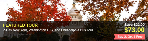 2-Day New York, Washington D.C. and Philadelphia Bus Tour