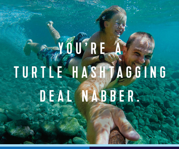 You're Turtle Hashtagging Deal Nabber